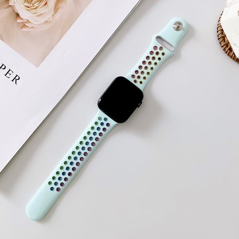 Strap-it Strap-it Bracelet sport Apple Watch 8 (bleu clair coloré) Strap-it Strap-it Bracelet sport Apple Watch 8 (bleu clair coloré)