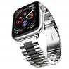 Strap-it Strap-it Bracelet acier Apple Watch 8 (argent/noir) Strap-it Strap-it Bracelet acier Apple Watch 8 (argent/noir)
