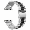 Strap-it Strap-it Bracelet acier Apple Watch 8 (argent/noir) Strap-it Strap-it Bracelet acier Apple Watch 8 (argent/noir)