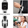 Strap-it Strap-it Bracelet acier Apple Watch 8 (argent/noir) Strap-it Strap-it Bracelet acier Apple Watch 8 (argent/noir)