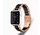 Strap-it Bracelet acier céramique Apple Watch 8 céramique (or rosé /noir)