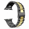 Strap-it Strap-it Bracelet acier Apple Watch 8 (noir/or) Strap-it Strap-it Bracelet acier Apple Watch 8 (noir/or)