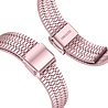 Strap-it Strap-it Bracelet Apple Watch 8 acier inoxydable (rose)