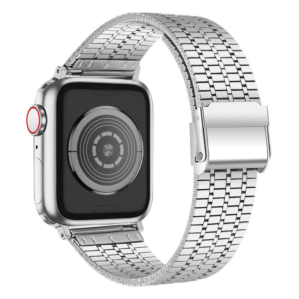 Strap-it Strap-it Bracelet acier inoxydable Apple Watch 8 (argent)