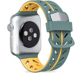 Strap-it Bracelet Apple Watch 8 Special Edition (vert/orange)