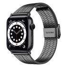 Strap-it Strap-it Bracelet acier inoxydable Apple Watch 8 (noir)