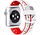 Strap-it Bracelet Apple Watch 8 Special Edition (blanc/rouge)