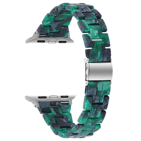 Strap-it Strap-it Bracelet résine Apple Watch 8 (vert) Strap-it Strap-it Bracelet résine Apple Watch 8 (vert)