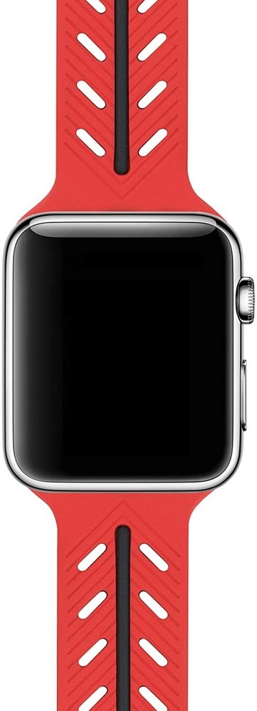 Strap-it Strap-it Bracelet Apple Watch 8 Special Edition (rouge/noir)