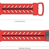 Strap-it Strap-it Bracelet Apple Watch 8 Special Edition (rouge/noir) Strap-it Strap-it Bracelet Apple Watch 8 Special Edition (rouge/noir)