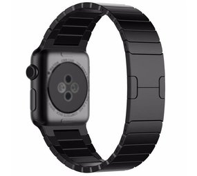 Strap-it Bracelet métal luxe Apple Watch 8 (noir) Strap-it Bracelet métal luxe Apple Watch 8 (noir)