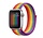Strap-it Bracelet nylon Apple Watch 8 (arc-en-ciel)