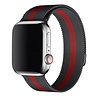Strap-it Strap-it Bracelet Milanais Apple Watch 8 (noir/rouge) Strap-it Strap-it Bracelet Milanais Apple Watch 8 (noir/rouge)