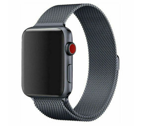 Strap-it Bracelet Milanais Apple Watch 8 (espace gris)