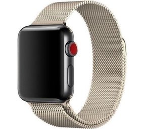 Strap-it Bracelet Milanais Apple Watch 8 (champagne)
