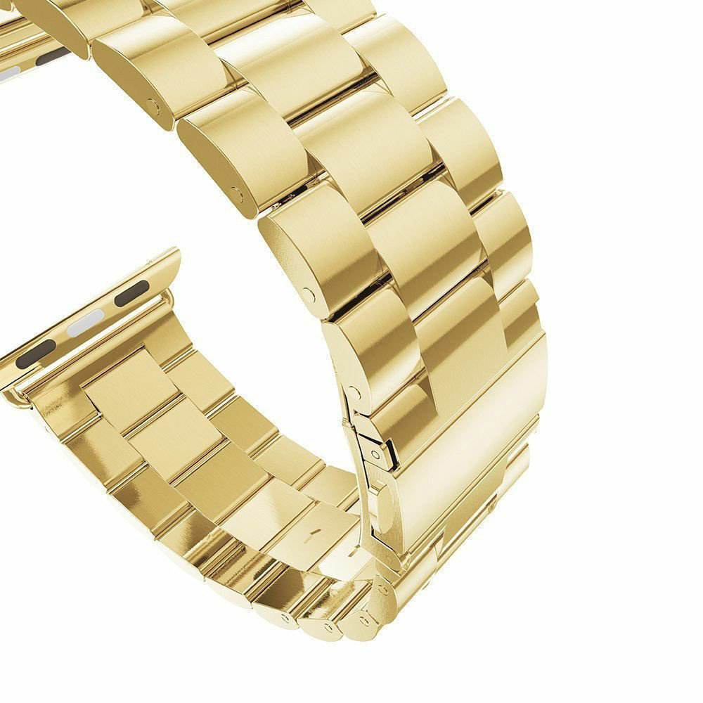 Strap-it Strap-it Bracelet Apple Watch 8 acier (or)