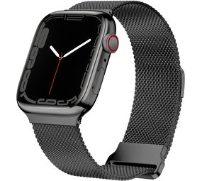 Strap-it Bracelet Apple Watch 8 Milanais (noir)