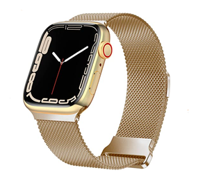 Strap-it Bracelet Apple Watch 8 Milanais (or rose)
