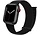 Strap-it Bracelet Apple Watch 8 nylon (noir)