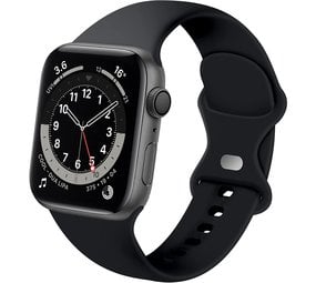 Strap-it Bracelet Apple Watch 8 silicone (noir)