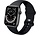 Strap-it Bracelet Apple Watch 8 silicone (noir)