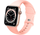 Strap-it Bracelet Apple Watch 8 silicone (rose clair)