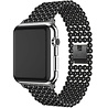 Strap-it Strap-it Bracelet acier perles Apple Watch 8 (noir) Strap-it Strap-it Bracelet acier perles Apple Watch 8 (noir)