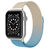 Strap-it Strap-it Bracelet Milanais Apple Watch 8 (or/bleu)
