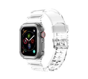 Strap-it Bracelet TPU clair Apple Watch 8  (transparent)