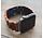 Strap-it Bracelet bois Apple Watch 8 (marron rouge/noir)