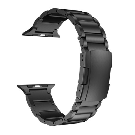 Strap-it Strap-it Bracelet titane Apple Watch 8 (noir)