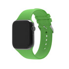 Strap-it Strap-it Bracelet silicone boucle Apple Watch 8 (vert)