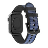 Strap-it Strap-it Bracelet hybride nylon Apple Watch 8 (bleu)