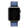 Strap-it Strap-it Bracelet hybride nylon Apple Watch 8 (bleu)