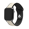 Strap-it Strap-it Bracelet hybride cuir Apple Watch 8 (blanc sable) Strap-it Strap-it Bracelet hybride cuir Apple Watch 8 (blanc sable)