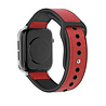Strap-it Strap-it Bracelet hybride cuir Apple Watch 8 (rouge) Strap-it Strap-it Bracelet hybride cuir Apple Watch 8 (rouge)
