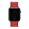 Strap-it Strap-it Bracelet hybride cuir Apple Watch 8 (rouge) Strap-it Strap-it Bracelet hybride cuir Apple Watch 8 (rouge)