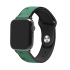 Strap-it Strap-it Bracelet hybride cuir Apple Watch 8 (vert)