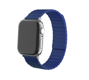Strap-it Bracelet silicone magnétique Apple Watch 8 (bleu)