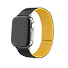 Strap-it Strap-it Bracelet silicone magnétique Apple Watch 8 (noir/jaune) Strap-it Strap-it Bracelet silicone magnétique Apple Watch 8 (noir/jaune)