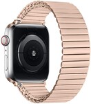 Strap-it Strap-it Bracelet extensible acier Apple Watch 8 (or rose)