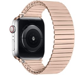 Strap-it Bracelet extensible acier Apple Watch 8 (or rose)