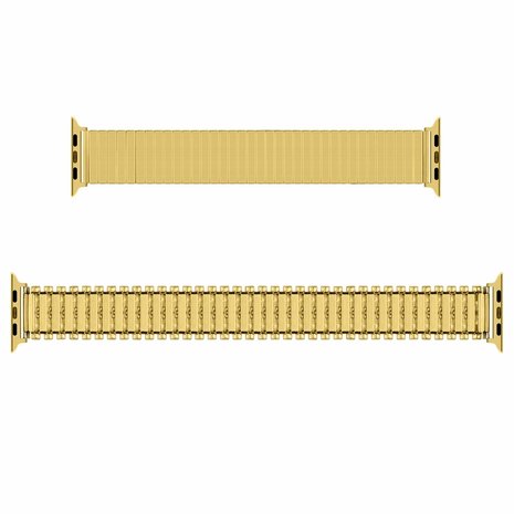 Strap-it Strap-it Bracelet extensible acier Apple Watch 8 (or)