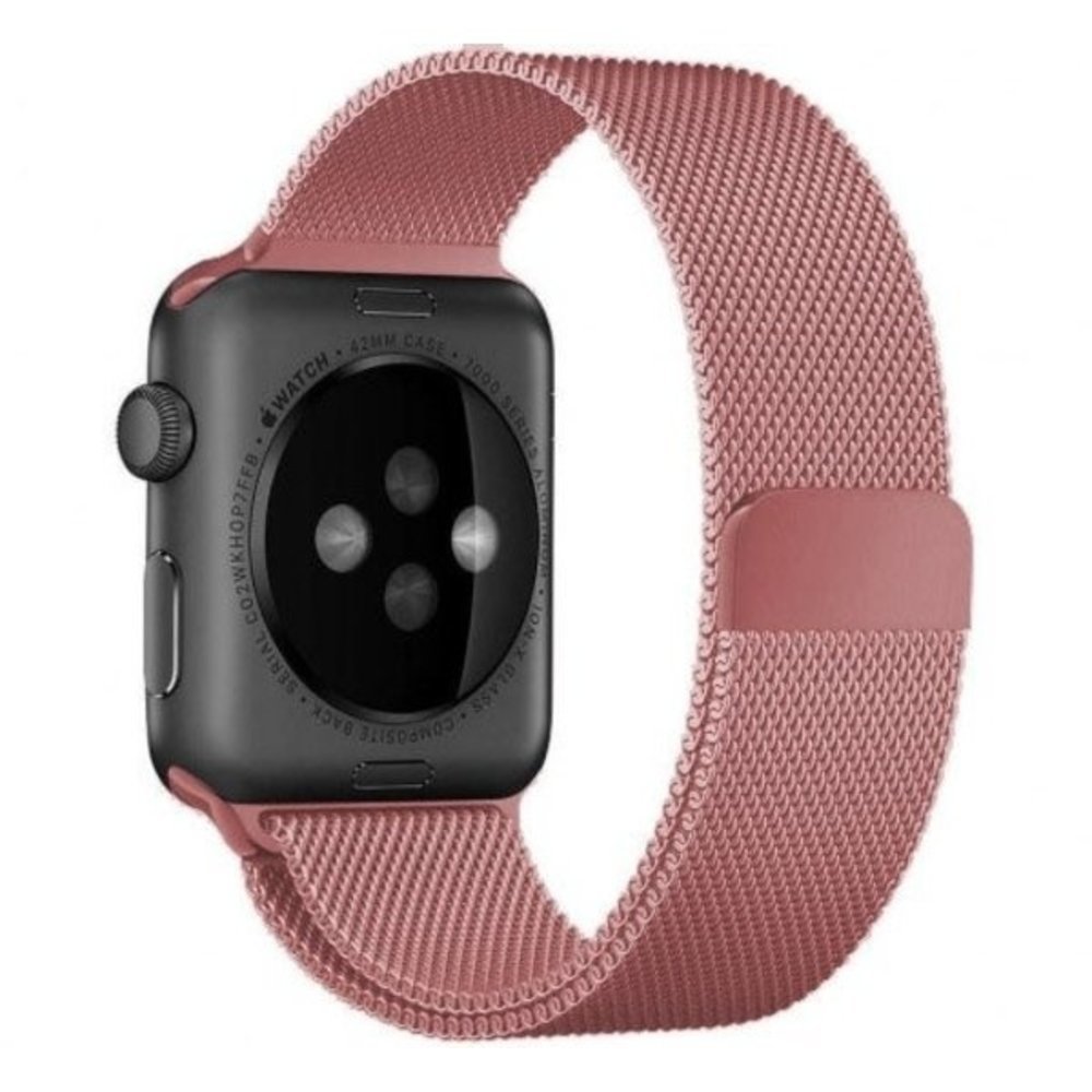 Strap-it Strap-it Bracelet Milanais Apple Watch 8 (rose)