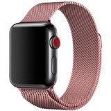 Strap-it Bracelet Milanais Apple Watch 8 (rose)