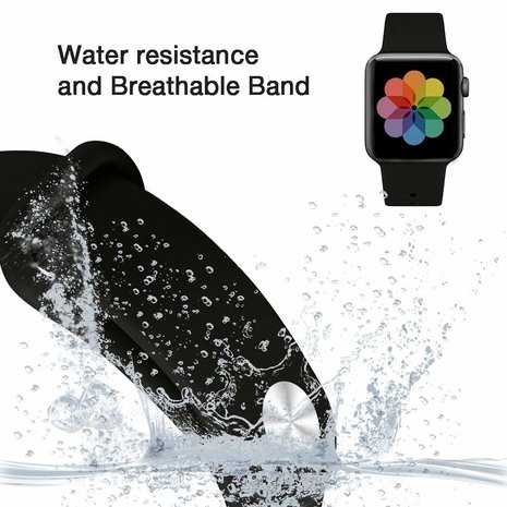 Strap-it Strap-it Bracelet silicone Apple Watch Ultra (noir)