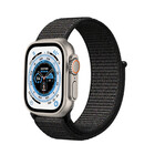 Strap-it Strap-it Bracelet nylon Apple Watch Ultra (noir)