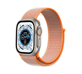 Strap-it Bracelet nylon Apple Watch Ultra (orange) Strap-it Bracelet nylon Apple Watch Ultra (orange)