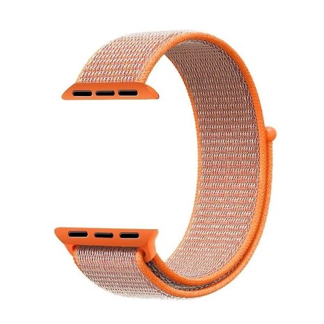 Strap-it Strap-it Bracelet nylon Apple Watch Ultra (orange) Strap-it Strap-it Bracelet nylon Apple Watch Ultra (orange)