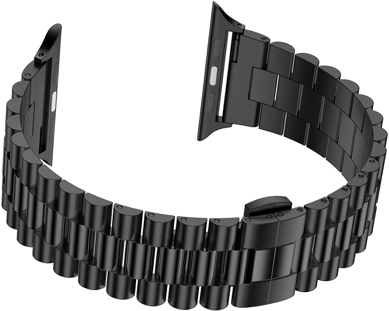 Strap-it Strap-it Bracelet acier présidentiel Apple Watch Ultra (noir) Strap-it Strap-it Bracelet acier présidentiel Apple Watch Ultra (noir)
